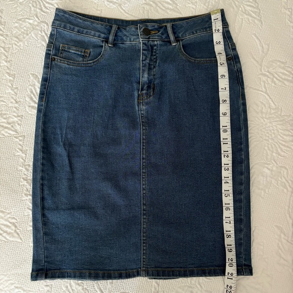 VERO MODA - DENIM PENCIL SKIRT - Picture 5 of 5